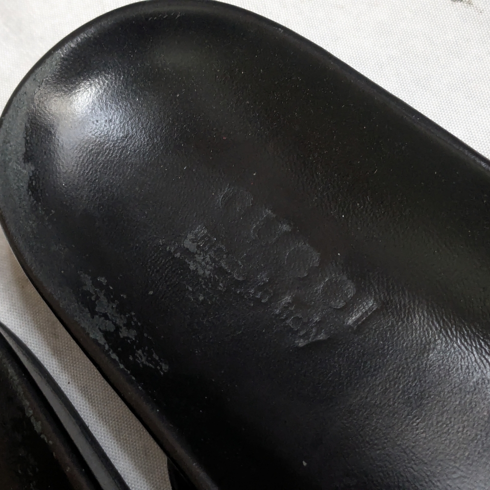 Gucci Horsebit Loafers Mules Men US 9.5 Black Gold Stars Bees Leather - Picture 3 of 16